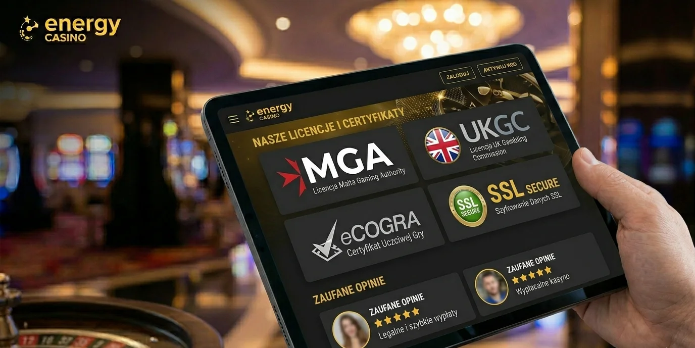 Licencje i certyfikaty Energy casino — MGA i UKGC